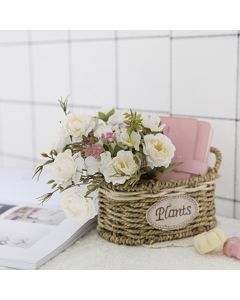 Peony Vintage Silk Artificial Small Rose