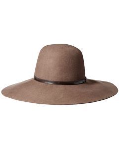 Goorin Brothers Meadow Womens Wool Felt Wide Brim Fedora Hat - Camel