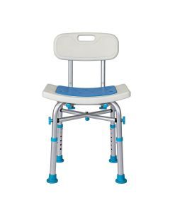 Levede Shower Chair Adjustable Height Safety Seat Bench Bathroom Safety Assist