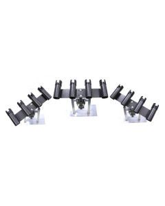 Wilson Hammertone Black Powder Coated Adjustable Removable Bull Bar Rod Holder