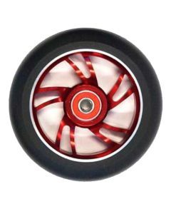Scooter Wheel Alloy 110mm with Abec 9 Bearing Red Core