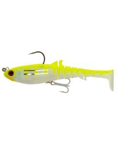 145mm Zerek Jighead Rigged Flat Shad X Soft Plastic Swimbait Lure - Min Min