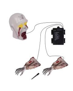 Glowing Zombie Groundbreaker Halloween Decoration