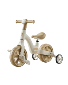 Kids Balance Trike with Training Wheels (2-in-1)
