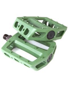 Fitbikeco Replacement Plastic BMX Pedals 9/16" Army Green