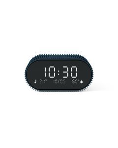 Lexon Ray Clock Lcd Alarm Clock With Temperature / Humidity Display - Blue