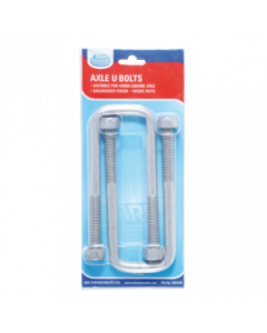 ARK Axle U Bolts 40mm Square Galvanised UB40GB