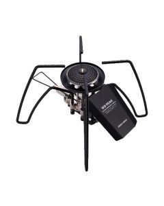 Spider Folding Camping Gas Stove Black