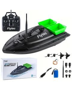 Remote Control Fishing Bait Boat Double Compartment
