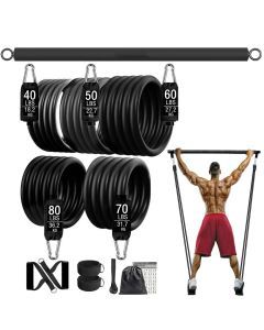 300lb Fitness Booty Resistance Elastic Band Set for Home Gym Exercise