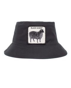 Goorin Brothers Baaad Guy Black Sheep Bucket Hat - 100% Cotton Animal Farm Series