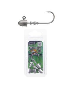 4 Pack of 3/8oz Size 5/0 Bite Science Substrike DC Jigheads with BKK Hooks