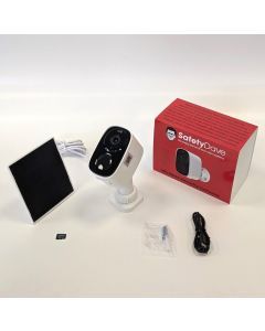 SafetyDave Wireless Security Camera Combo (Includes Solar Panel & SD Card)