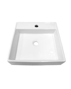 Traderight Group  Ceramic Basin Bathroom Wash Counter Top Hand Wash Sink Vanity Above Square