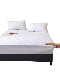 Waterproof Bed Cap Set with Fitted Sheet and Pillowcases