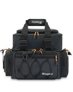 Waterproof Fishing Gear Shoulder Bag Camping Black