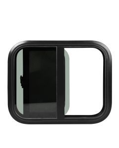 Caravan Sliding Windows (Black 600x500mm)