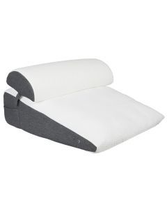 Dreamz Memory Foam Wedge Pillow Bed Back Neck Support Leg Raiser Cushion