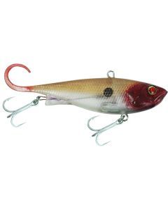 80mm Zerek Fish Trap Soft Vibe Lipless Crankbait Lure - Bronzed Cherry