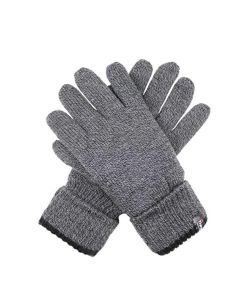 Dents Mens Full Finger 3M Thinsulate Grey Knit Gloves w Cuff Thermal Insulation