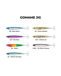 25gm Williamson Gomame Jig - 76mm Metal Fishing Lure