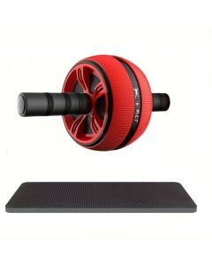 Wide Grip Ab Roller Wheel with Knee Pad