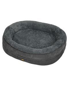 Pawz Orthopedic Plush Dog Bed Soft Washable Pet Bed Grey Cosy Cushion XL Size