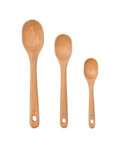 OXO Good Grips 3 Piece Wooden Cooking Spoon Set