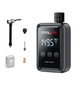 150PSI Mini Electric Bike Air Pump Portable Rechargeable Tire Inflator Black