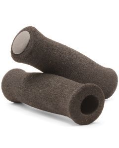 Endzone Handlz HD Foam Bike Handlebar Grips 125mm Black with Plug