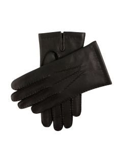 DENTS Mens Chelsea Cashmere Lined Leather Gloves - Black