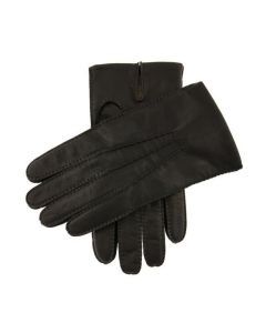 Dents Mens Cashmere Lined Handsewn Kangaroo Leather Gloves - Black