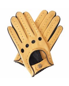 Dents Mens Silverstone Touchscreen Driving Gloves - Cork/Black