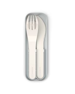 Monbento Mb Pocket Plastic Cutlery Set - Colour Natural