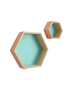 Children Nordic Hexagon Wall Shelves