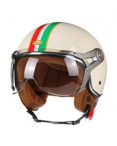 Open Face Motorcycle Retro Motorbike Helmets