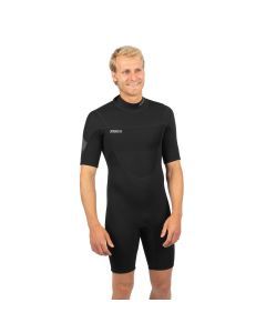 Jobe Atlanta Men's 2mm Neoprene Springsuit Shorty Wetsuit (Black)