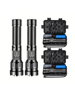 LED Flashlight with COB Work Light Rechargeable (5000LM)