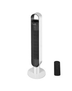 Spector Tower Fan Portable Oscillating Remote Control LED Display Timer Ionizer