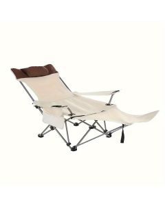 Portable Folding Chair with Pillow & Cup Holder