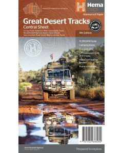 Hema Map - Great Desert Tracks Central Sheet