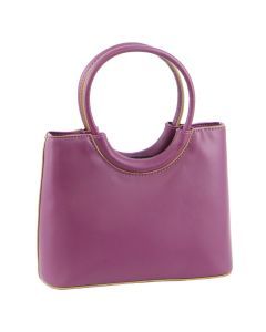 Milleni Mini Fashion Handbag - Plum (Tote Bag)