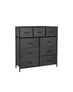 Levede 9 Chest of Drawers Storage Cabinet Tower Dresser Tallboy Drawer Retro