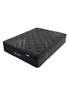 Dreamz Spring Mattress Bed Pocket Egg Crate Foam Medium Firm Queen Size 34cm