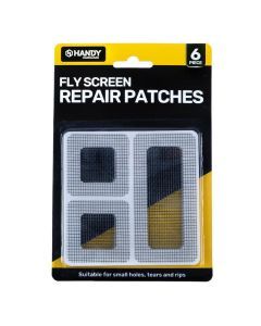 Insect Screen Adhesive Repair Sheets 6pc Black