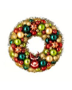 Christmas Ball Wreath Door Hanger