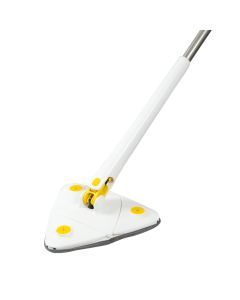Cleanflo Spin Cleaning Mop 360° Rotatable Adjustable Multifunctional 5Pads White