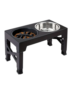 Dog Bowl Stand with 3 Bowls