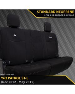 Nissan Patrol Y62 ST-L Neoprene 3rd Row Seat Covers