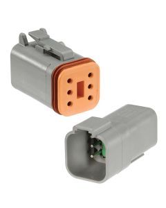 Narva 57426BL 6 Way Waterproof Deutsch Connector Housing Kit (2 pack)